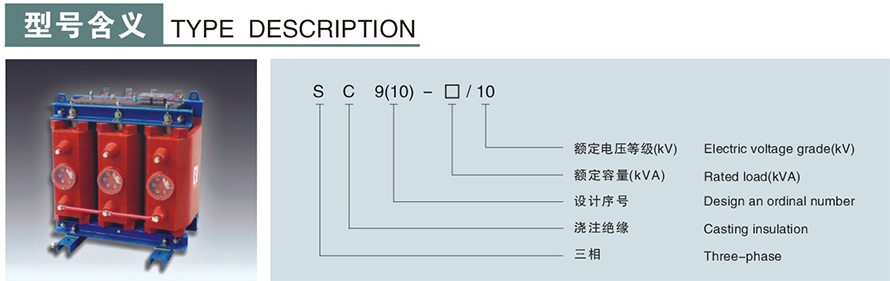 SC9-30/10型干式變壓器型號(hào)說明